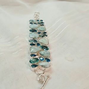 Caribbean Larimar bracelet